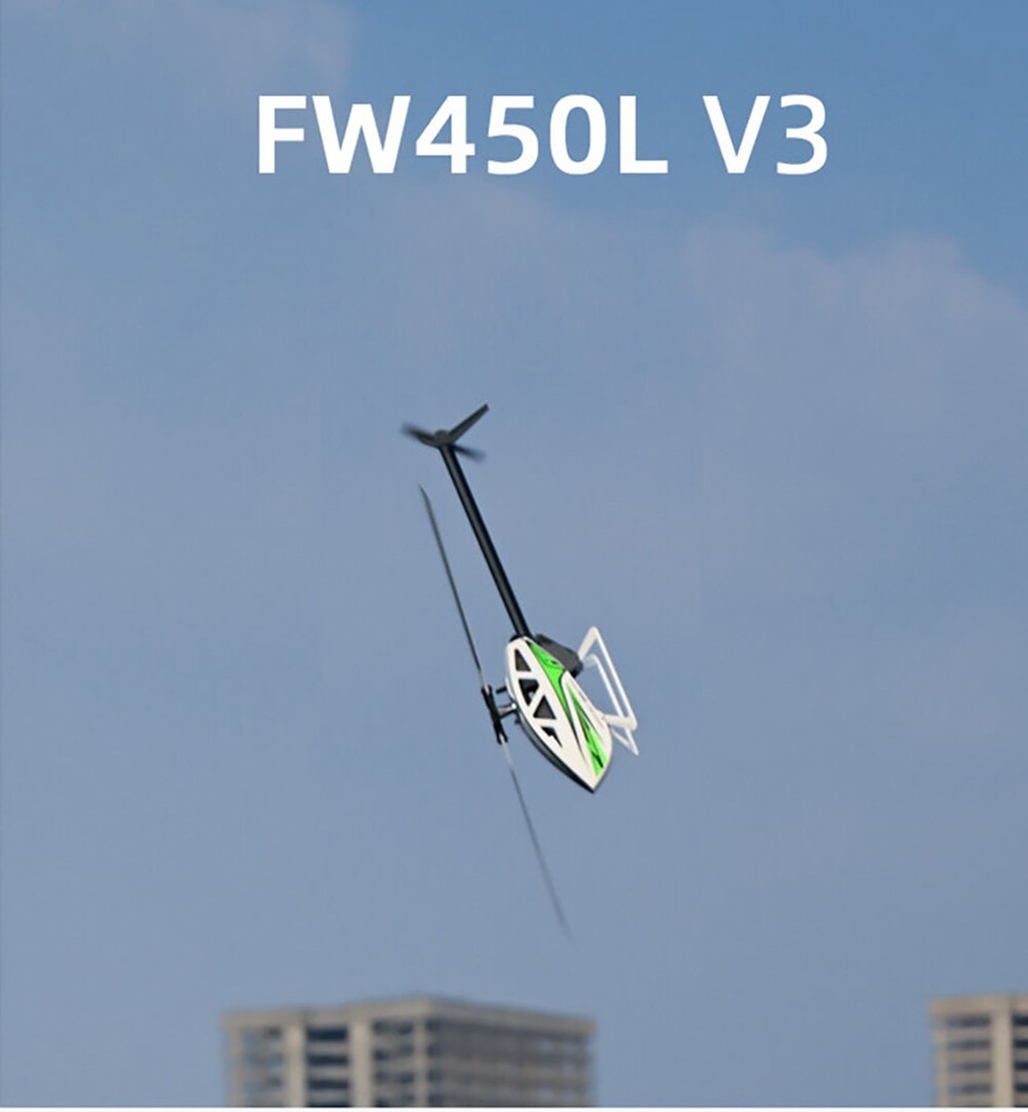 Fly Wing FW450L V3 6CH GPS 3D Automatic Return Transmitter RC Helicopter RTF US