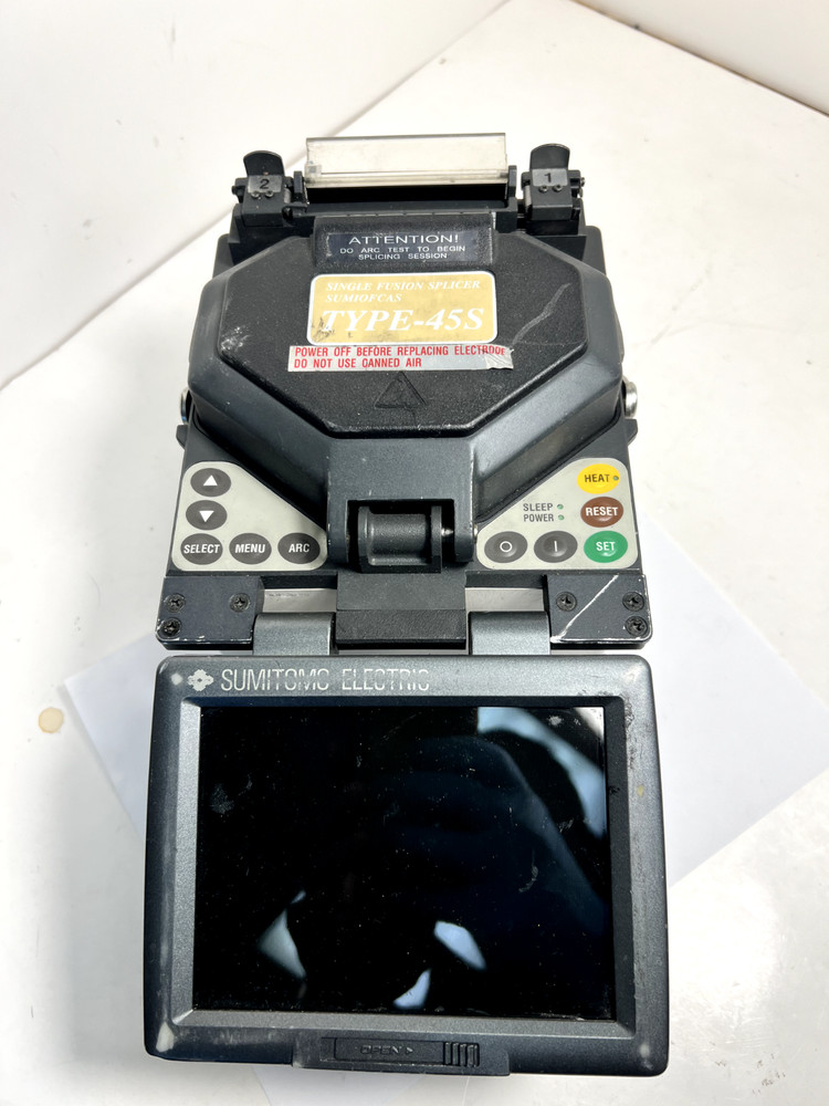 Sumitomo Type-45S Fusion Splicer - No Battery Cell / Power Source - USED - NICE!