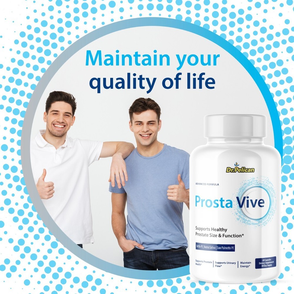 Prosta Vive - Prostate Support- 3 Bottles- 180 Capsules