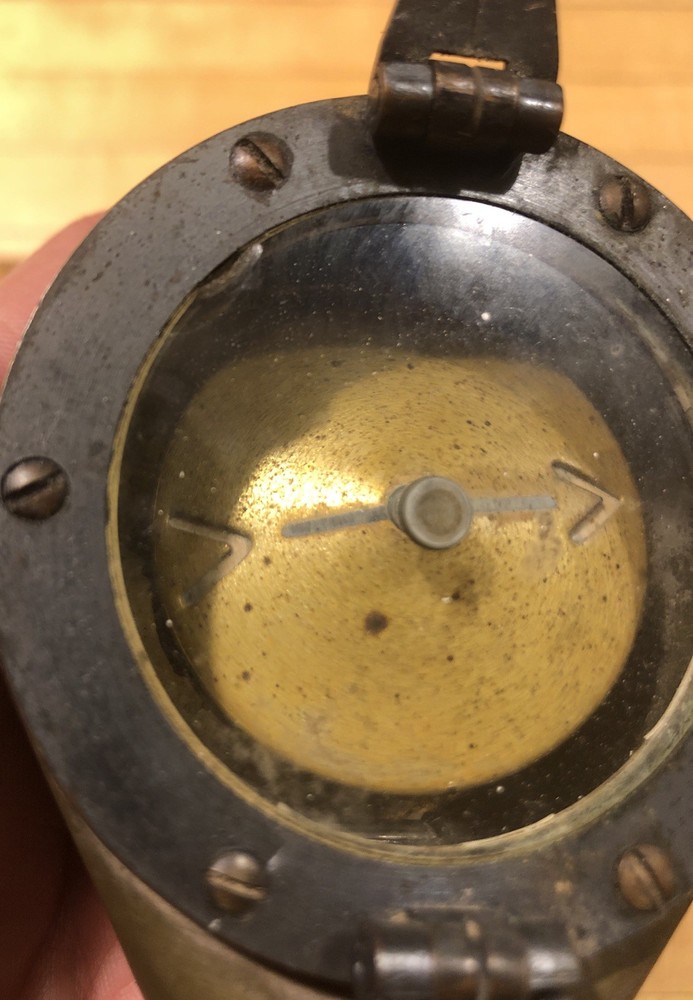 VTG U.S.E.D. Creagh Osborne Marching Compass Model E.Brooklyn, NY USA