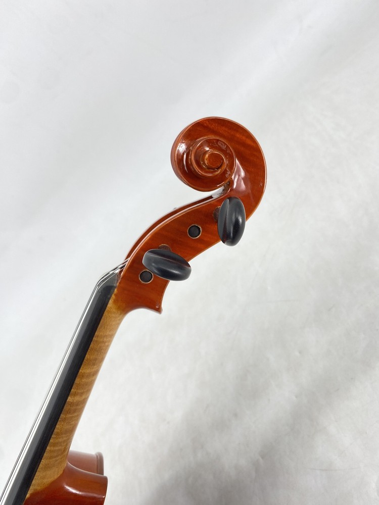 Handcrafted 4/4 Violin Solid One-Piece Back Flamed Maple Spruce Top Complete Set