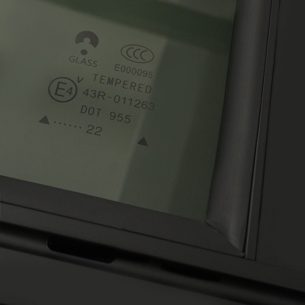 RV Exit Window 42" W x 22" H Optional Trim RV Window Replacement Camper Black US