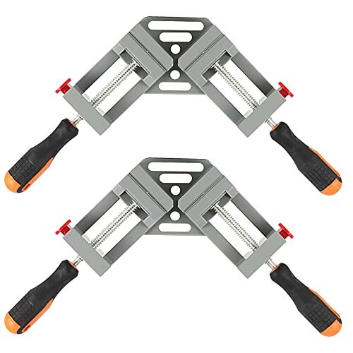 2 Pack Double Handle Corner Clamp 90 Degree Right Angle Corner Clamp With Adjust