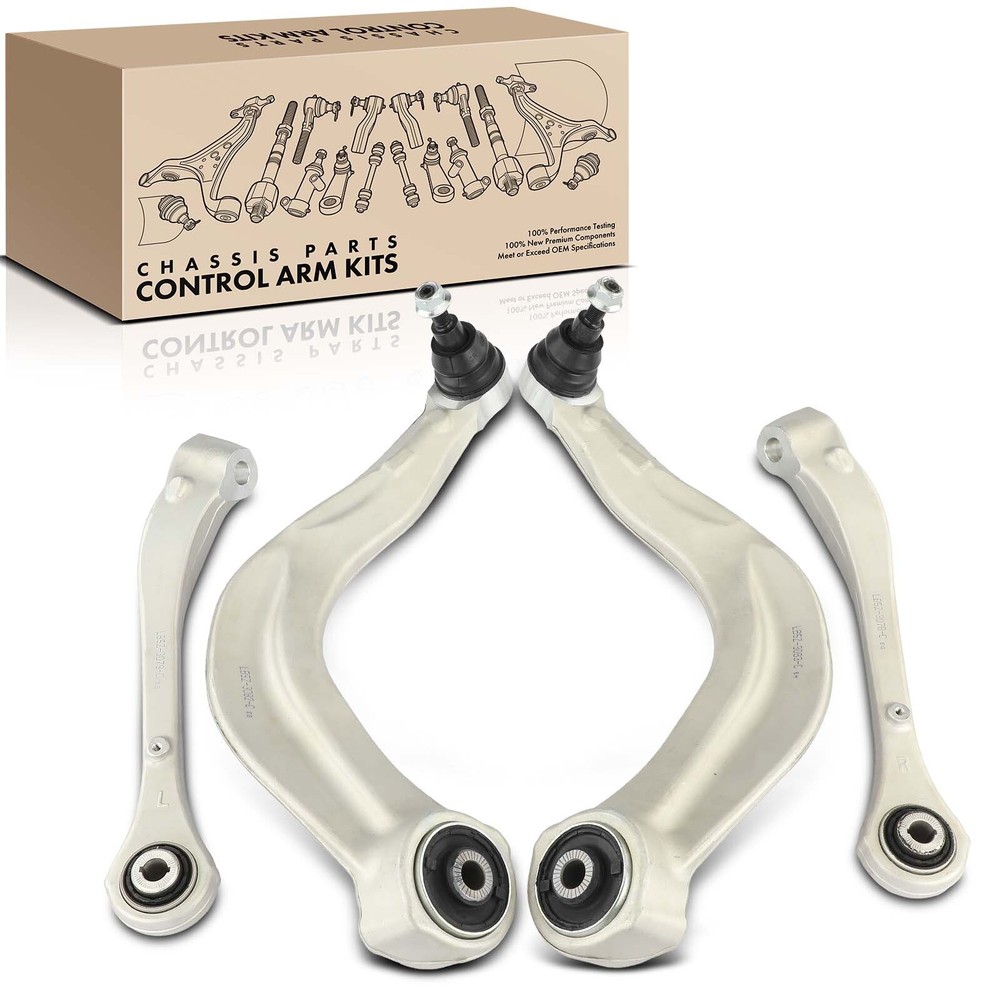 4Pcs Front Lower Control Arm w/ Ball Joint for Ford Explorer 2020-2023 2.3L 3.0L