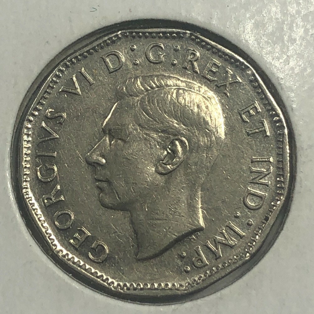 1947 Canada Five Cent Foreign Coin #1313