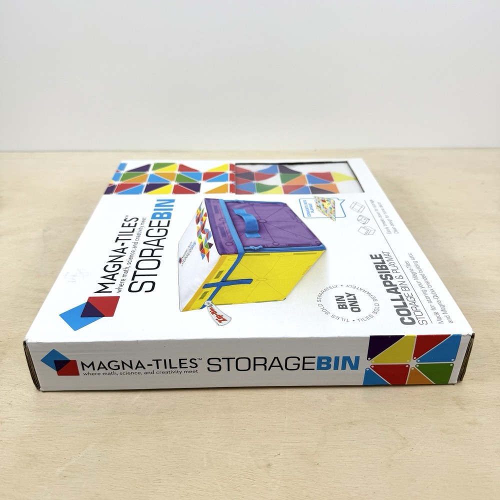 MAGNA-TILES Storage Bin & Interactive Play-Mat - NEW!