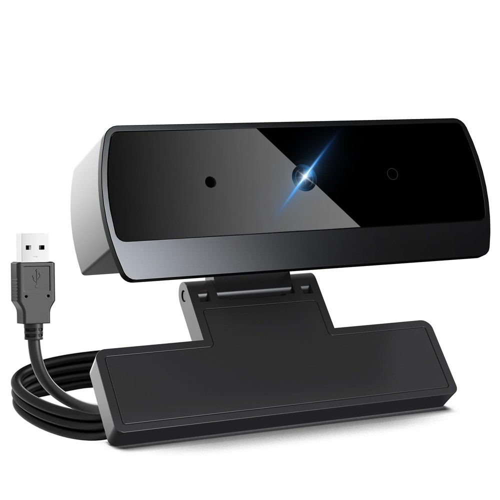 1080p Webcam for PC Laptop Desktop Computer, USB Webcam with Microphone, Stre...