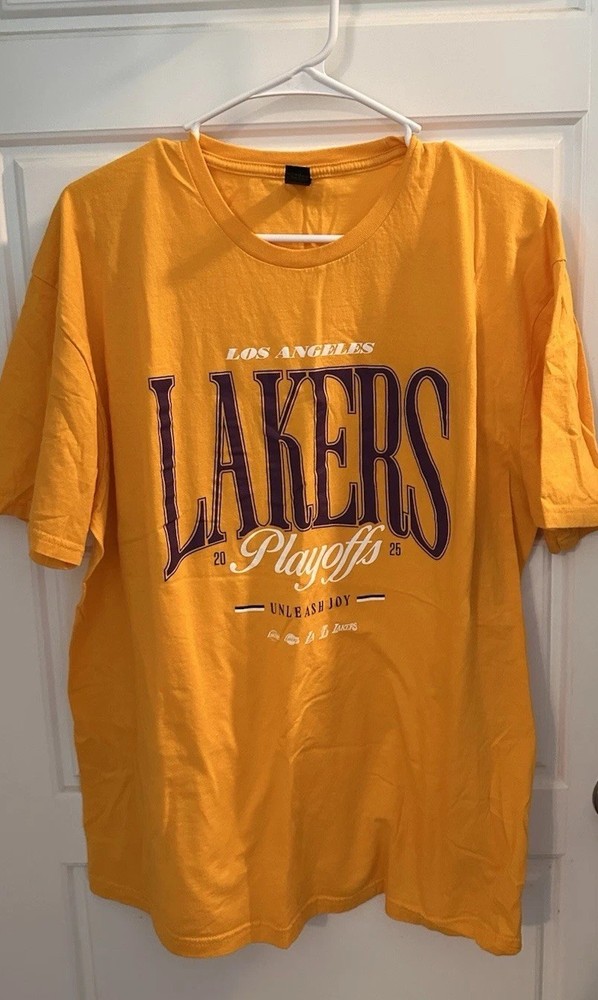 Los Angeles Lakers Playoff Tshirt 2025 XL