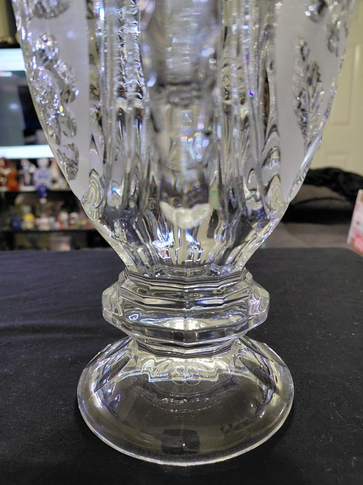 Kristal Zajecar 24% Lead Crystal Pitcher Flora Collection Pattern