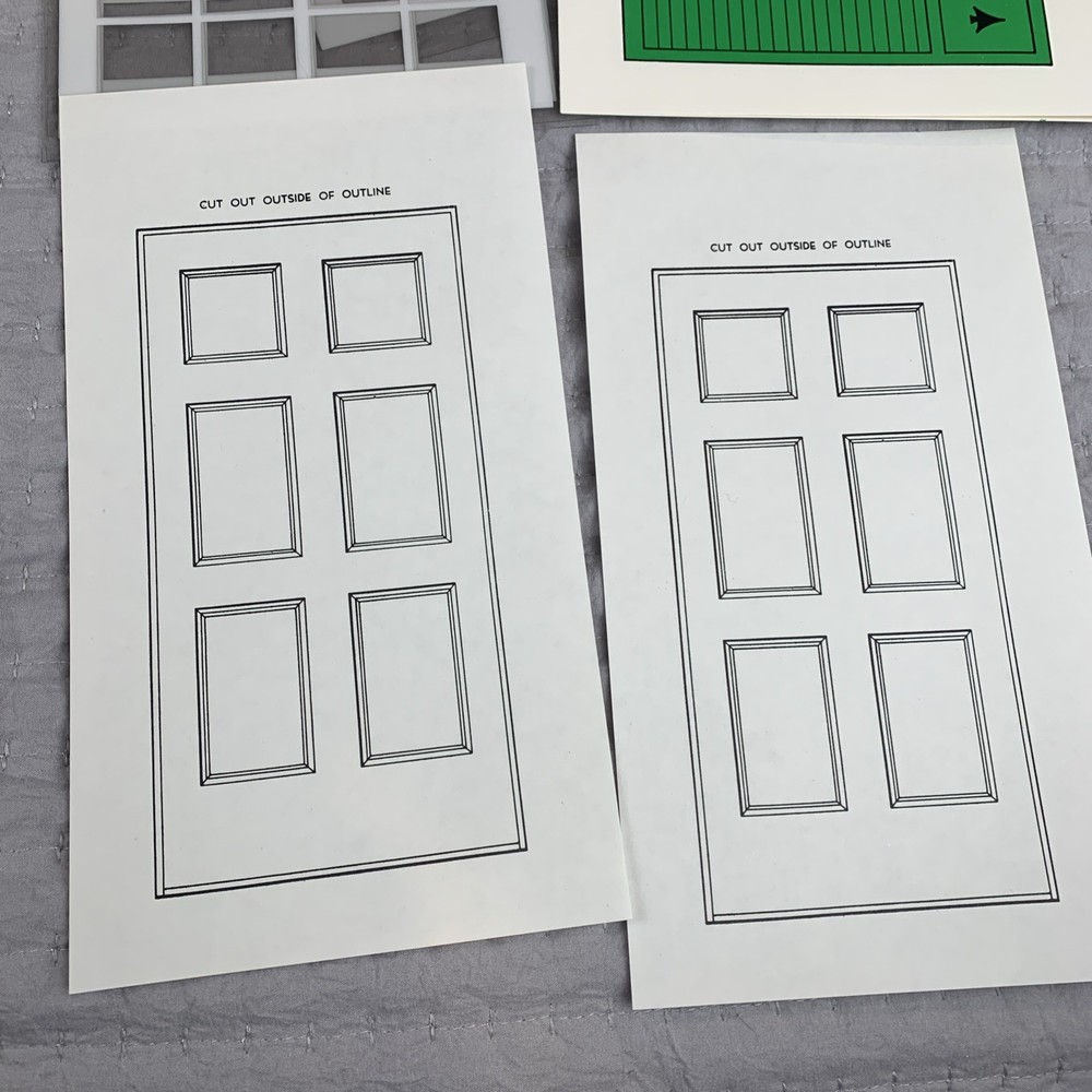 Vtg Cap Cod Doll House Pattern By Craft Patterns By A. Neely Hall 1977