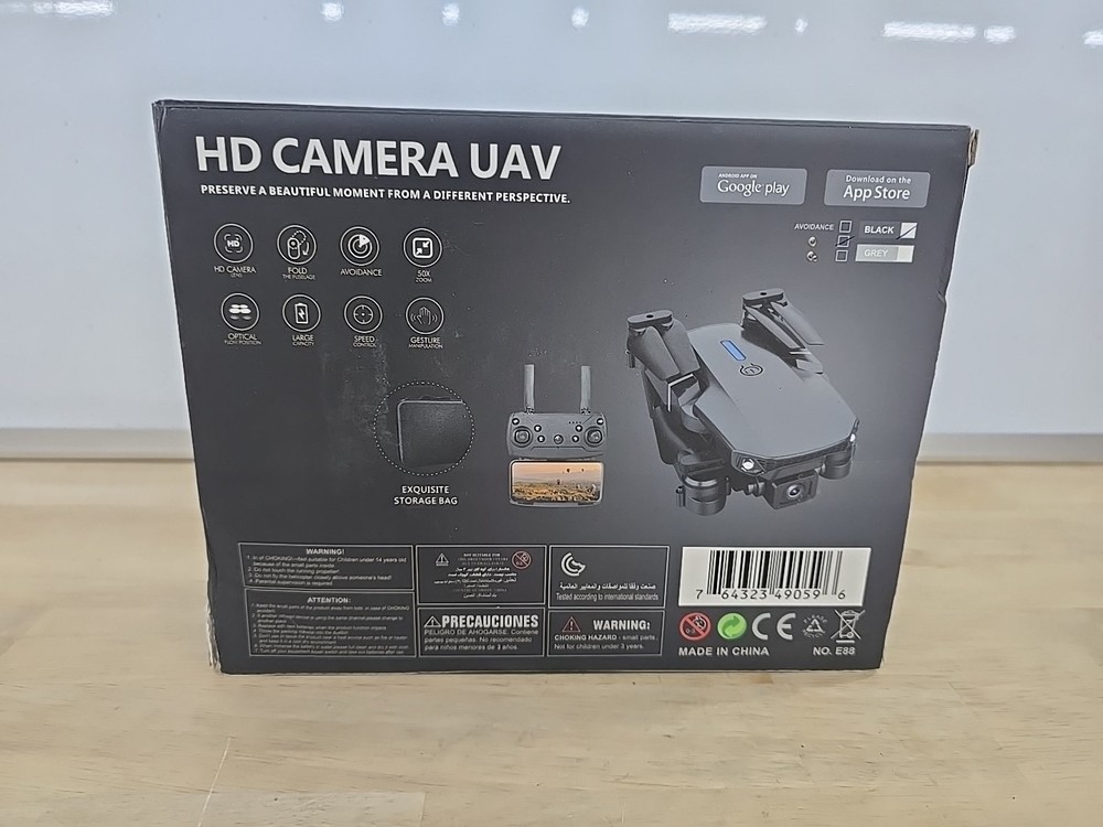 Foldable Quadcopter Drone with HD Camera, Gesture Control, Avoidance Ages 14+