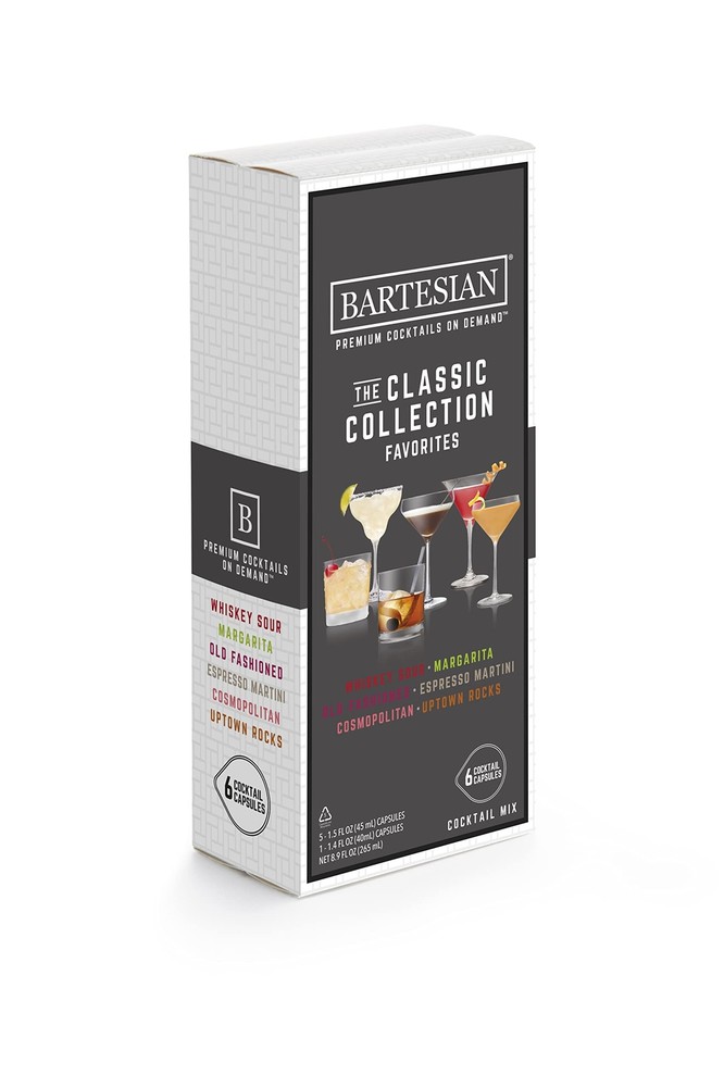 Bartesian Classic Collection 6 Cocktail Mixer Capsules Pack of 6