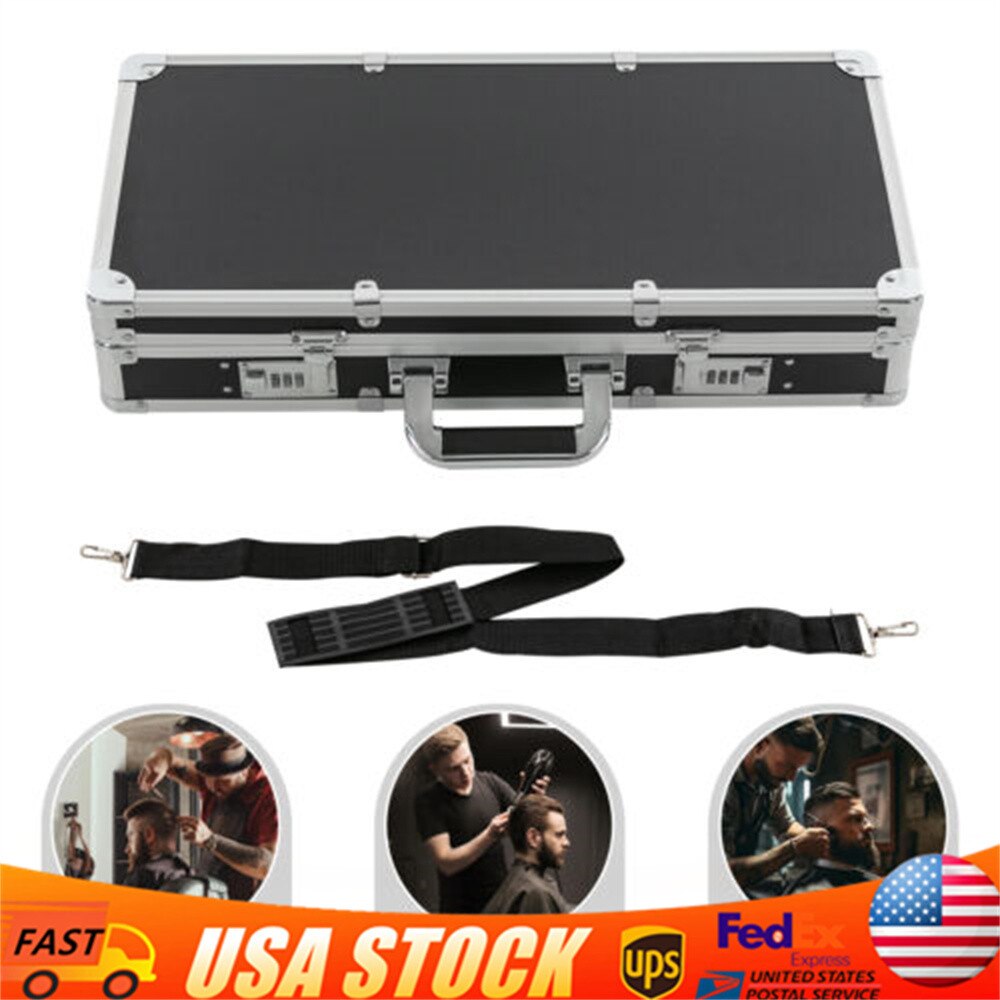 Portable Barber Carrying Case Styling Tools Accessories Storage Case Travel Box