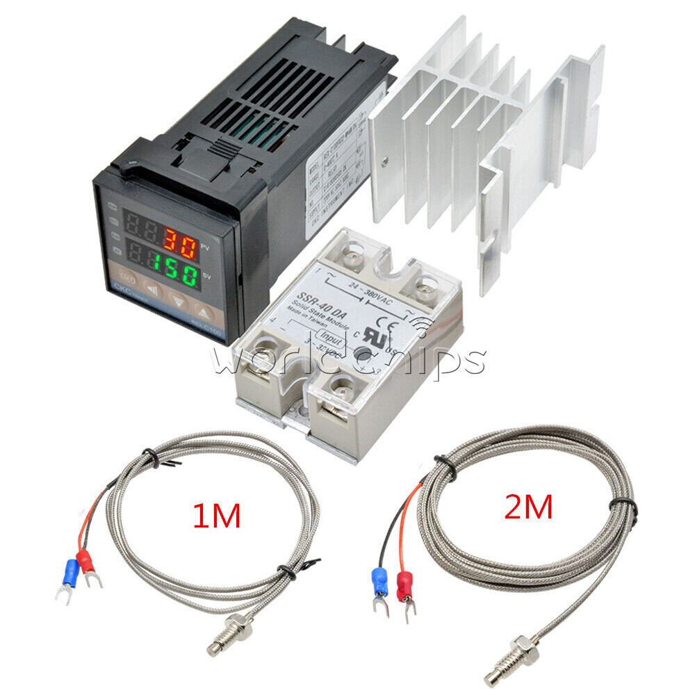 REX-C100 Digital PID Thermostat temperature Controller SSR output K Thermocouple