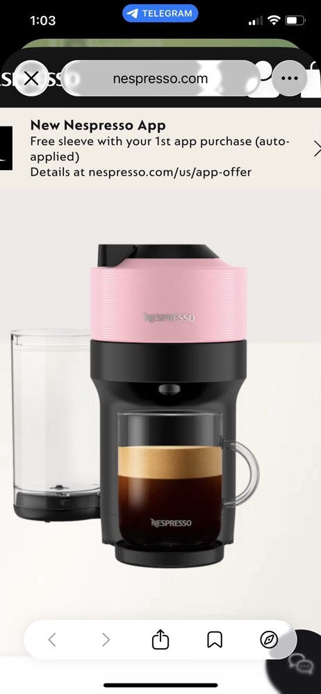 NESPRESSO Vertuo Pop+ Candy Pink