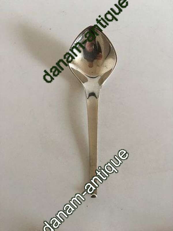 Hans Hansen Linje Sterling Silver Serving Spoon
