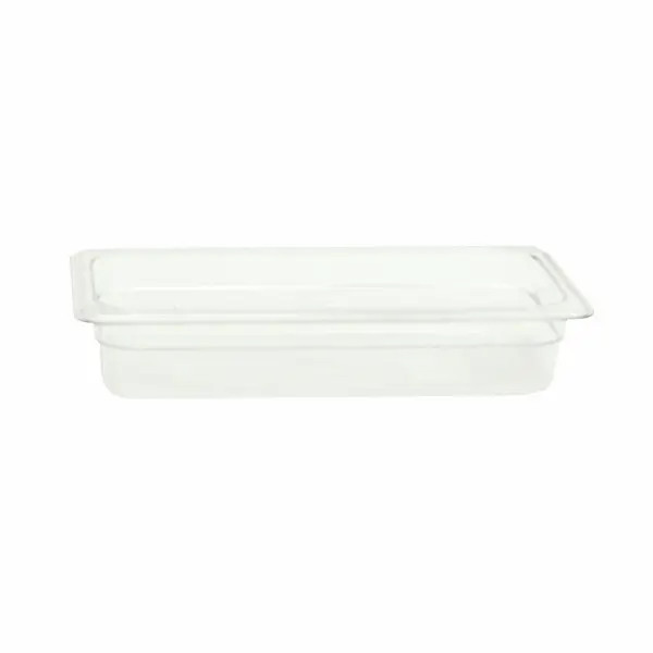 Thunder Group PLPA8132 1/3 Size Clear Polycarbonate Food Pan 2-1/2" Depth