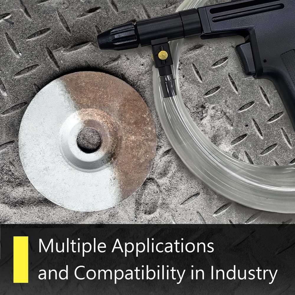 Rust - Power Sand Blaster for Compressor - Versatile Cleaning Kit for Home an...