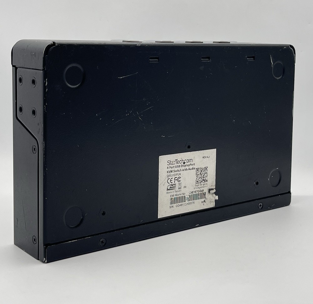 Startech.com SV431DPUA 4 Port USB DP KVM Switch W/ AC Adapter