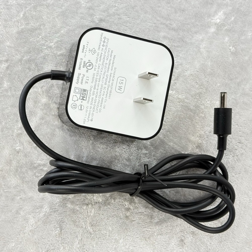 Amazon Echo Dot 3rd Gen C78MP8 Smart Speaker Alexa Black w/ Adapter Tested