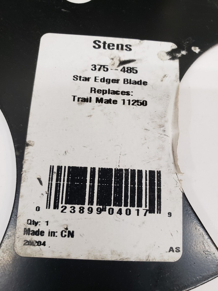 Stens 375-485 / 375-585 Star Edger Blade 9"