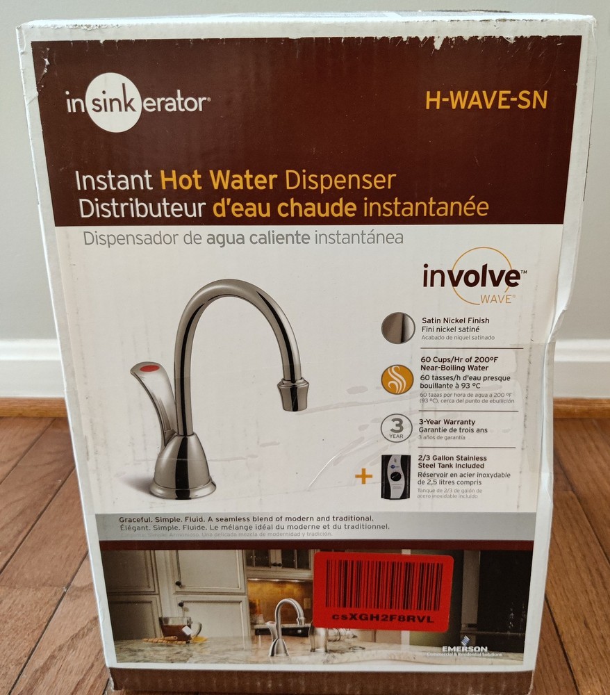 InSinkErator H-WAVE-SN Instant Hot Water Dispenser System