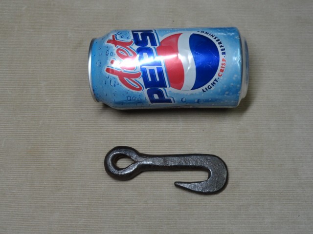 NICE Hand Forged Blacksmith Made Small Size Dainty Hook 'J'