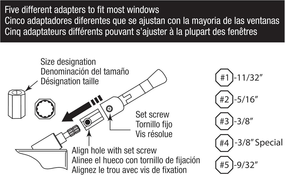 Modern Diecast Window Crank Handle - Folding Design for Enhanced Functionality