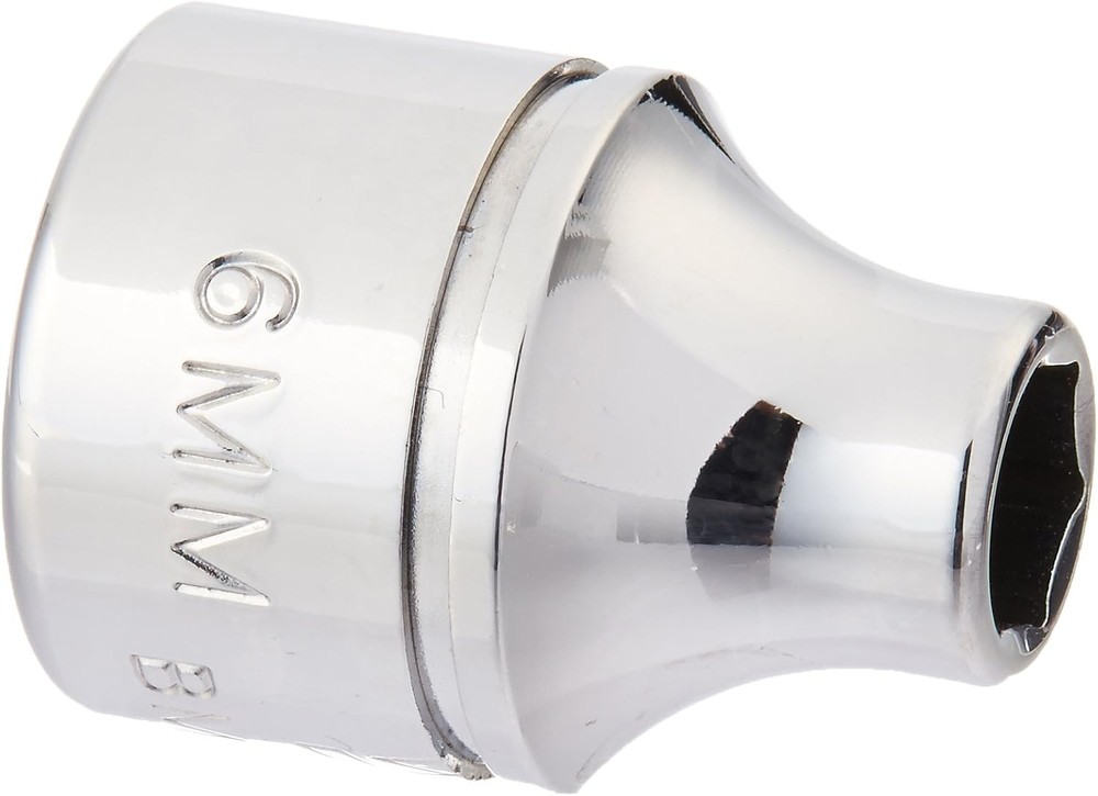 Williams BM-606 3/8 Drive Shallow Socket, 6 Point, 6mm 6mm, Chrome