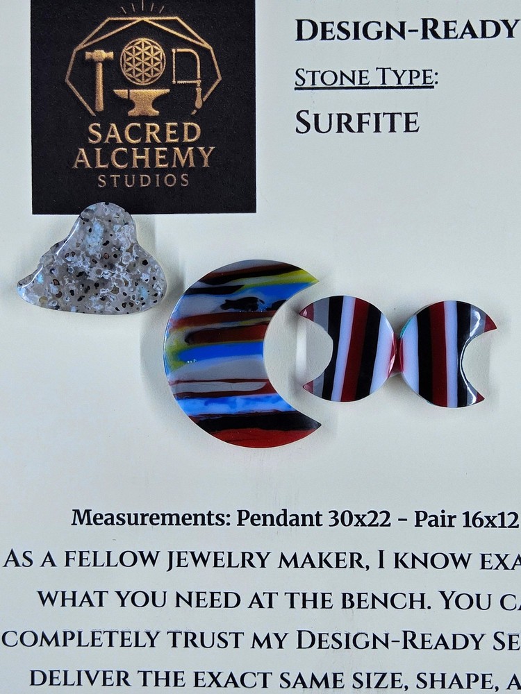 Crescent Moon - Surfite - Design-Ready Set