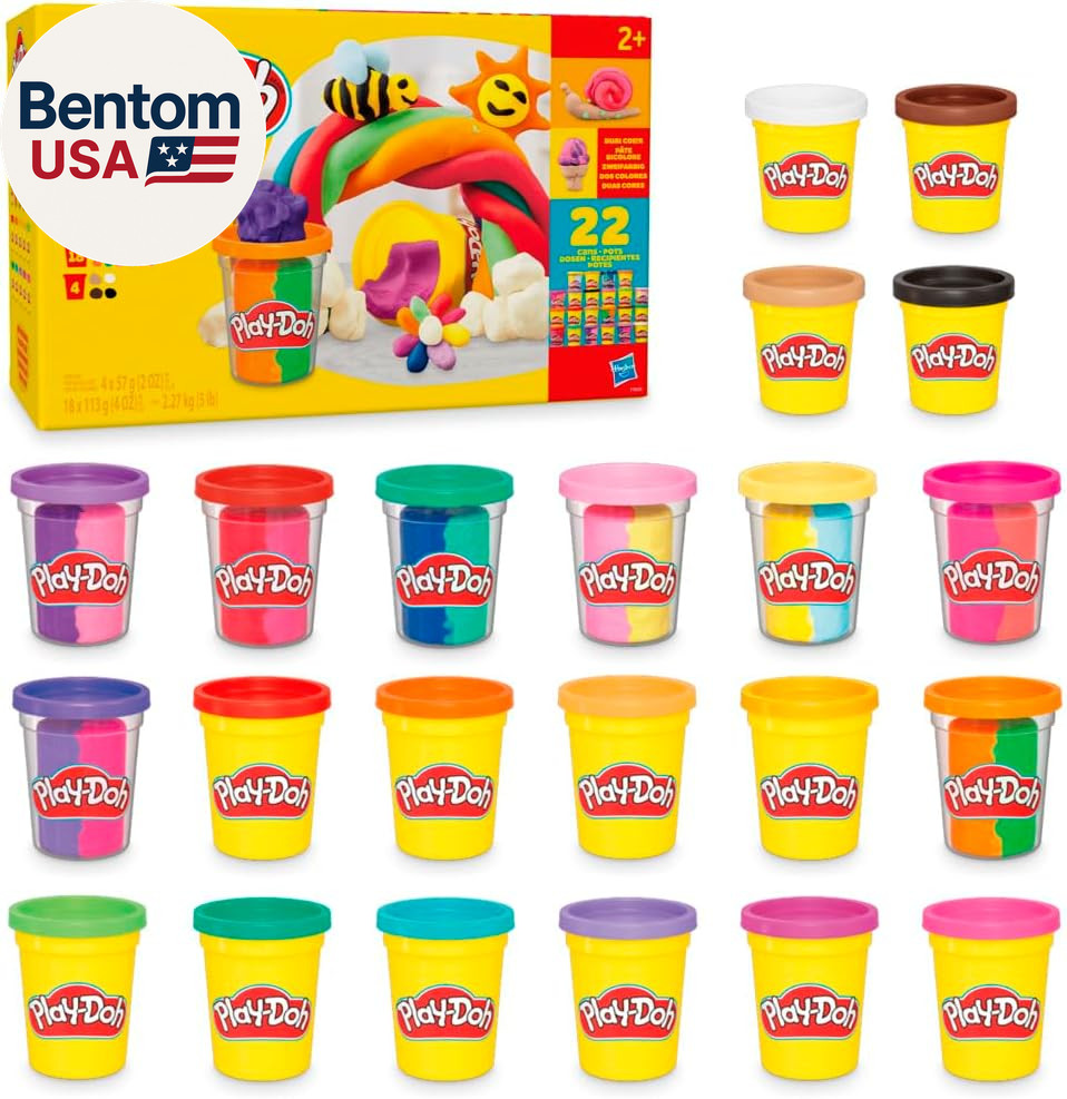 22 Pack Ultimate Color Variety, Bulk Assorted Colors, 2 & 4 Ounce Modeling Compo