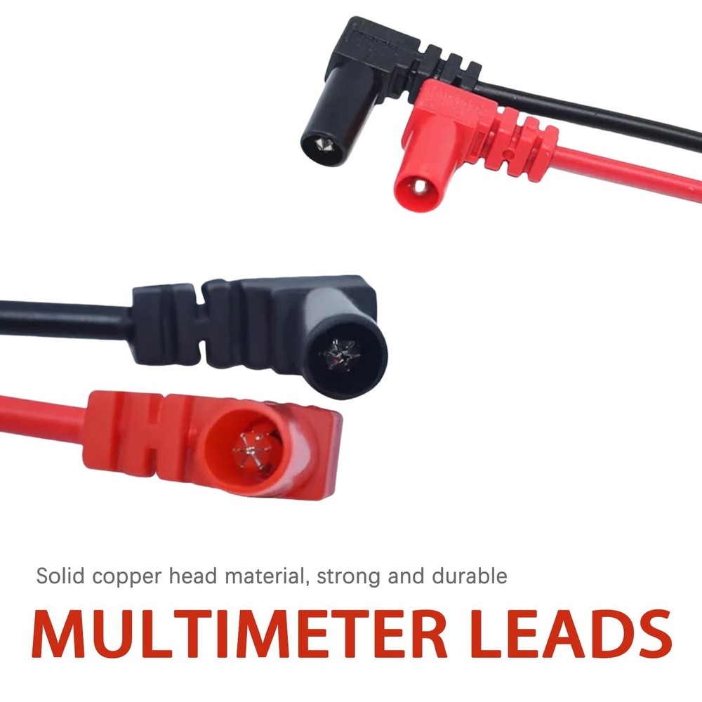 2Pcs Multimeter Test Leads, 1000V10A Multimeter Leads