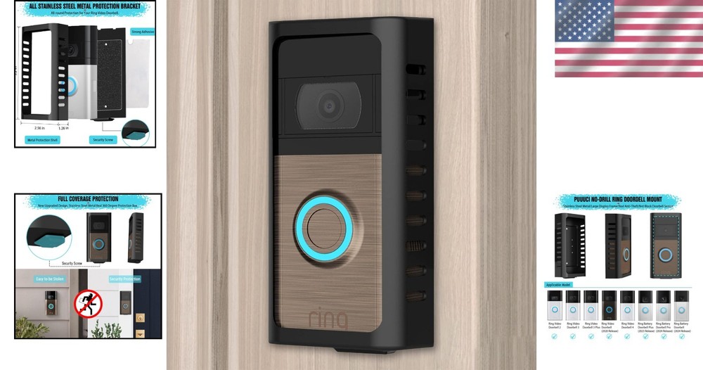 Ring Doorbell Mount for Apartment/Home