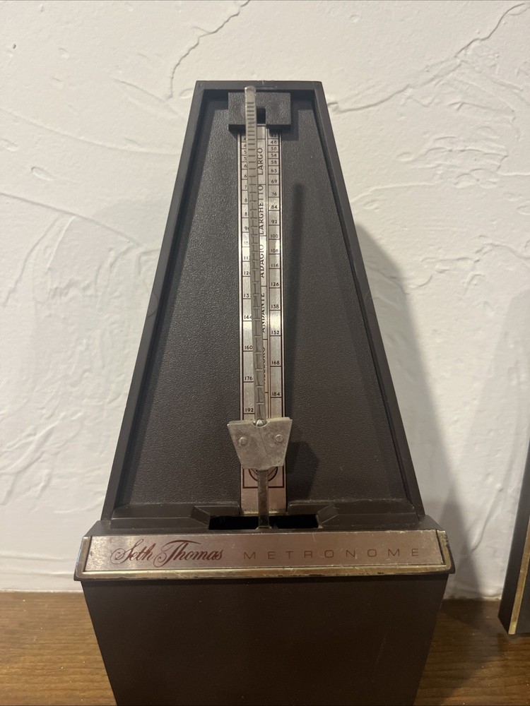 Seth Thomas Conductor Metronome Wind Up Vintage