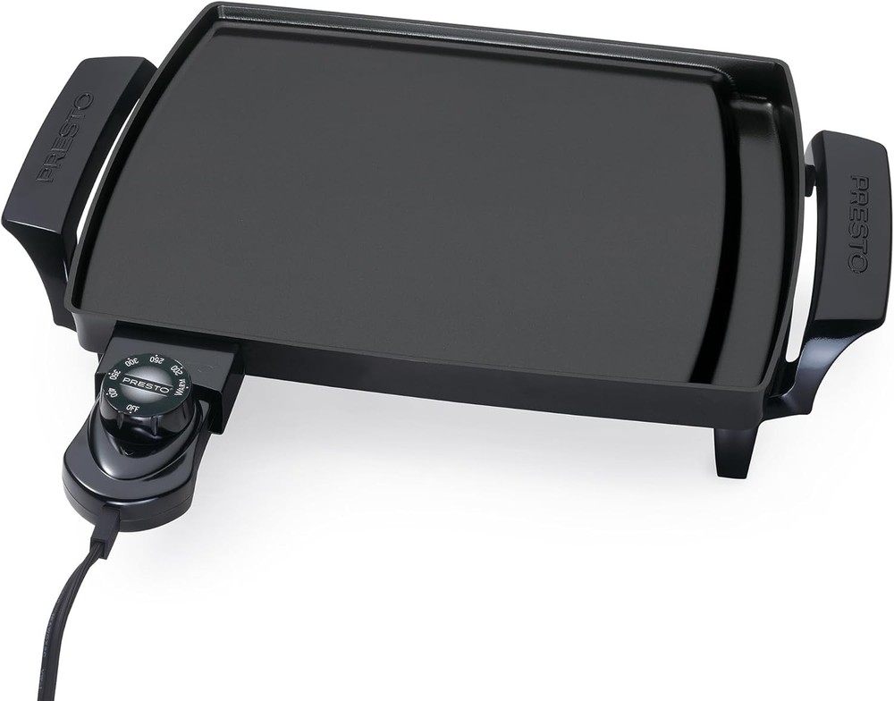 Non Stick Griddle Electric Plate Grill Small Compact Cooking Liddle Griddle