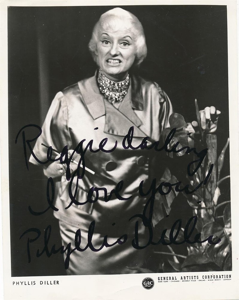 Phyllis Diller- Vintage B&W Photograph