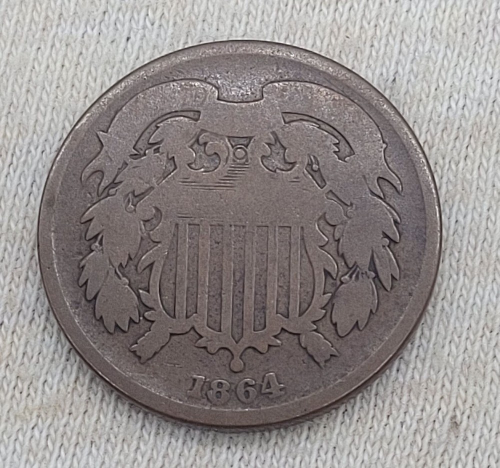 WPCoins ~ 1864 1865 1866 (3) 2 Cent Coins