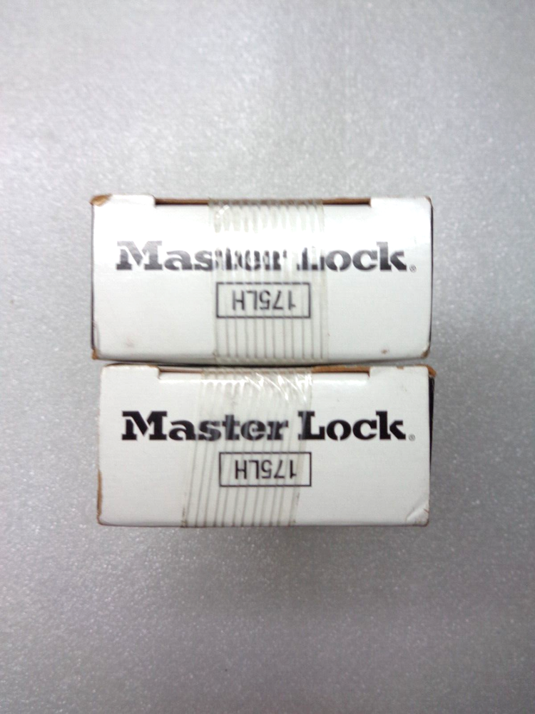 2 x Master Lock 175LH Combination Padlock - Brass
