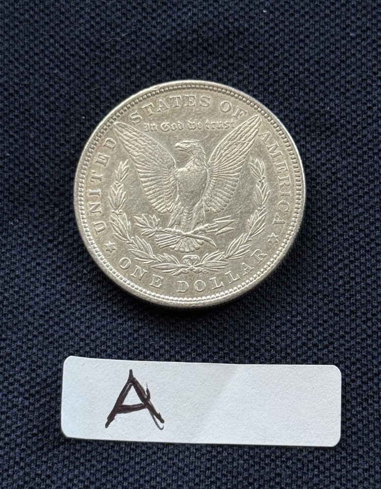 (1) 1880 Morgan Silver US Dollar (90% Silver)- A