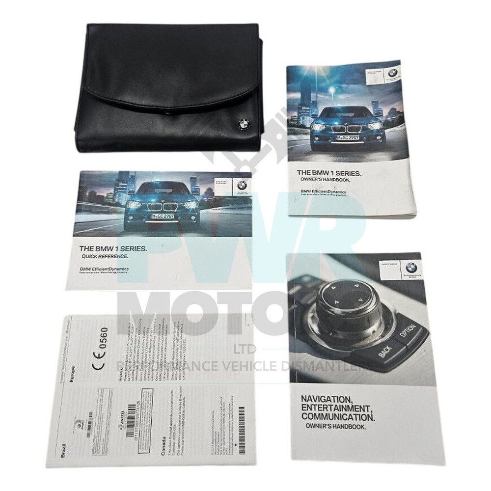 BMW 1 Series E20 Manual Book Pack Wallet E20 Book Pack