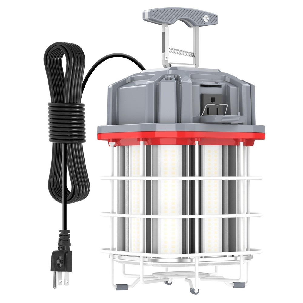 100W Linkable LED Temporary Hanging Work Light Portable Job Site Working Light