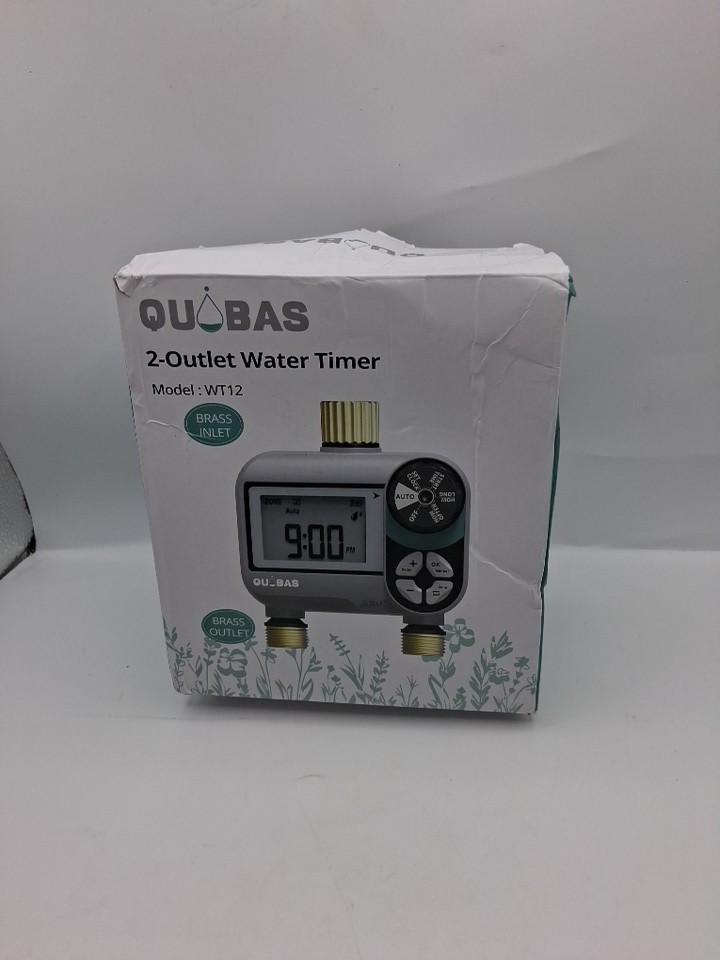 Sprinkler Timer 2 Zone  Programmable Water Hose Timer 2 Outlet for Garden