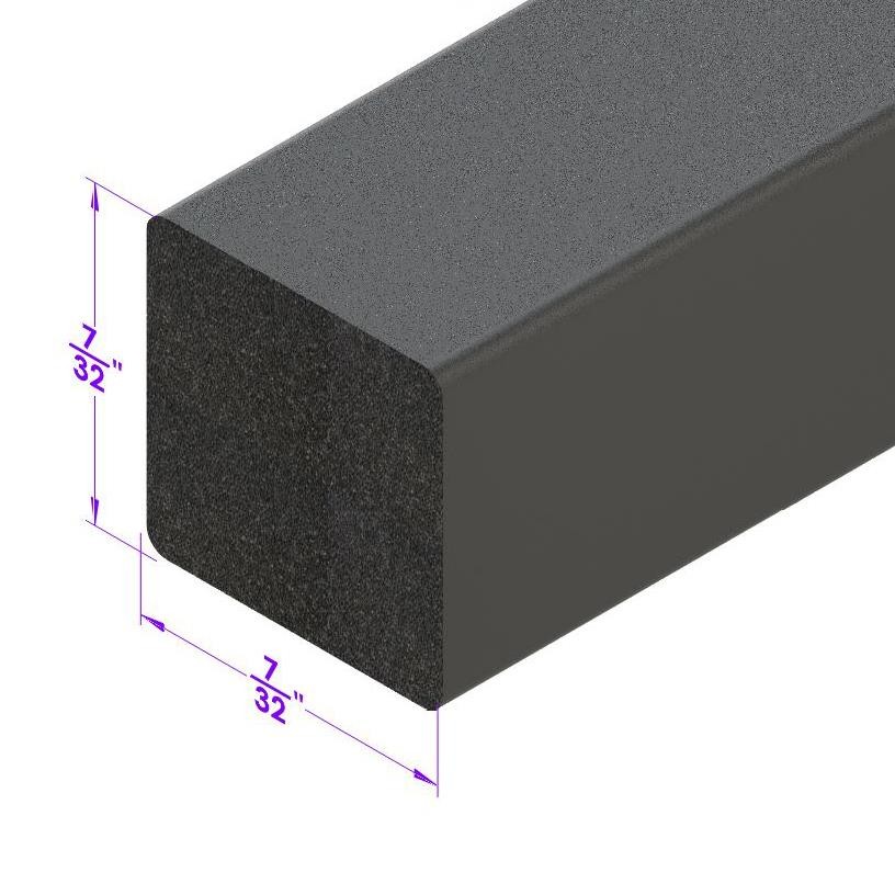 Sold By The Foot - .225 Square Extrusion