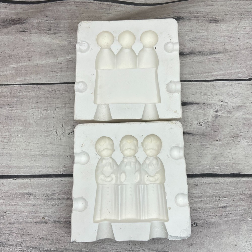 Unbranded Ceramic Casting Mold Three Wise Man Figurine #356