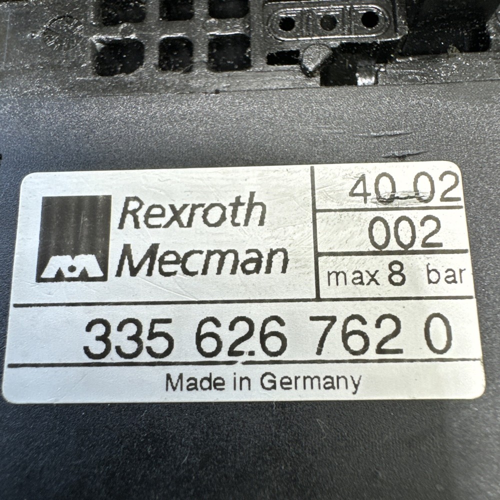 REXROTH MECMAN 335 626 762 0