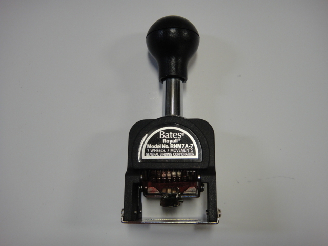 Royall Automatic Numbering Machine