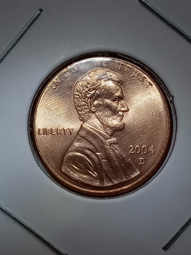 2004 Denver Lincoln Cent Doubled Die Reverse Fs-01!!!