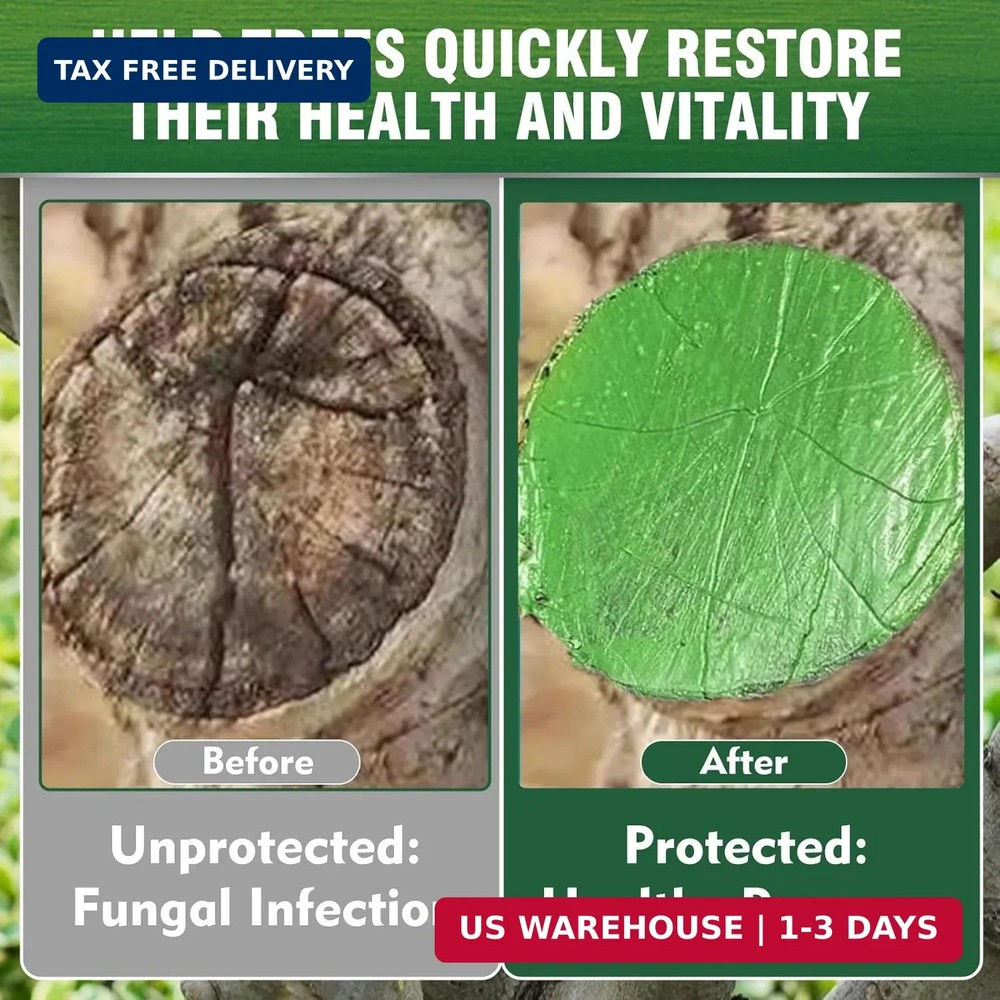 Tree Wound Sealer, Organic Pruning Dressing Paste & Grafting Compound, Natural W