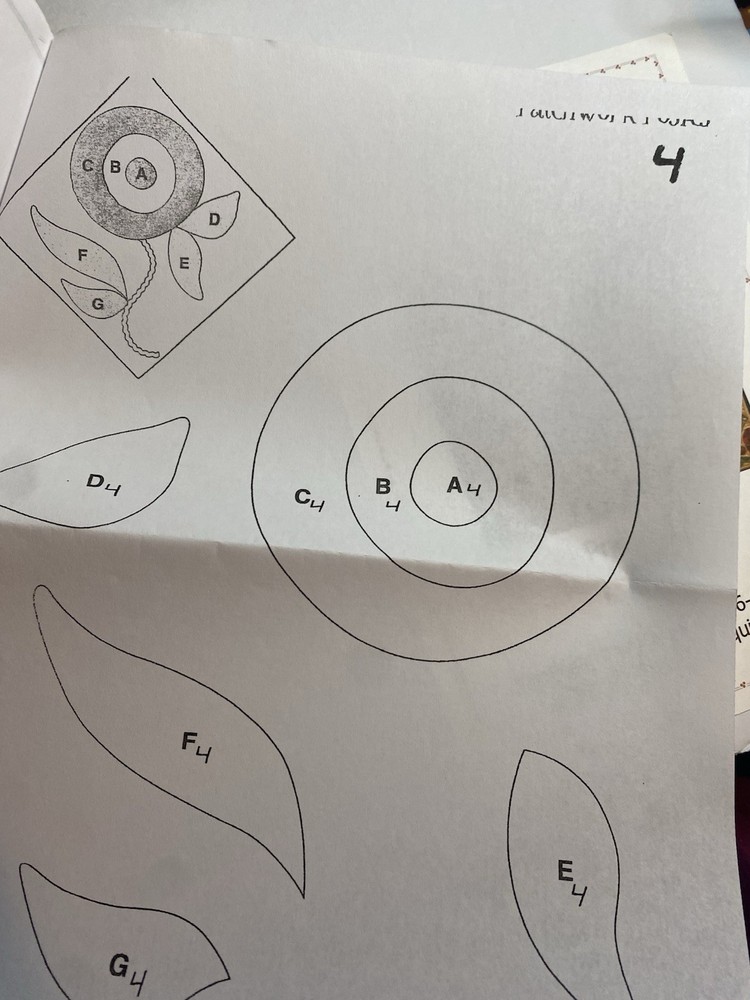 Quilt Pattern Patchwork Posies I Can’t Believe Its Machine Appliqué Pattern