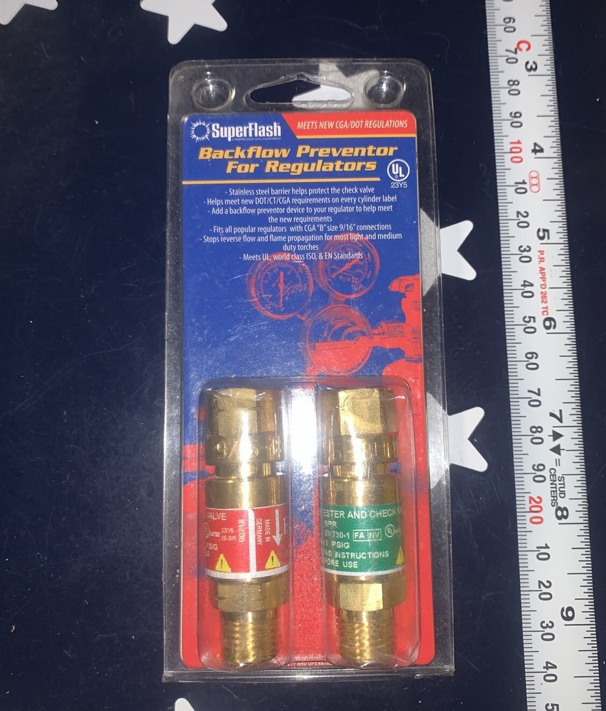 Superflash Backflow Flashback Preventor for Regulators 616226-03540